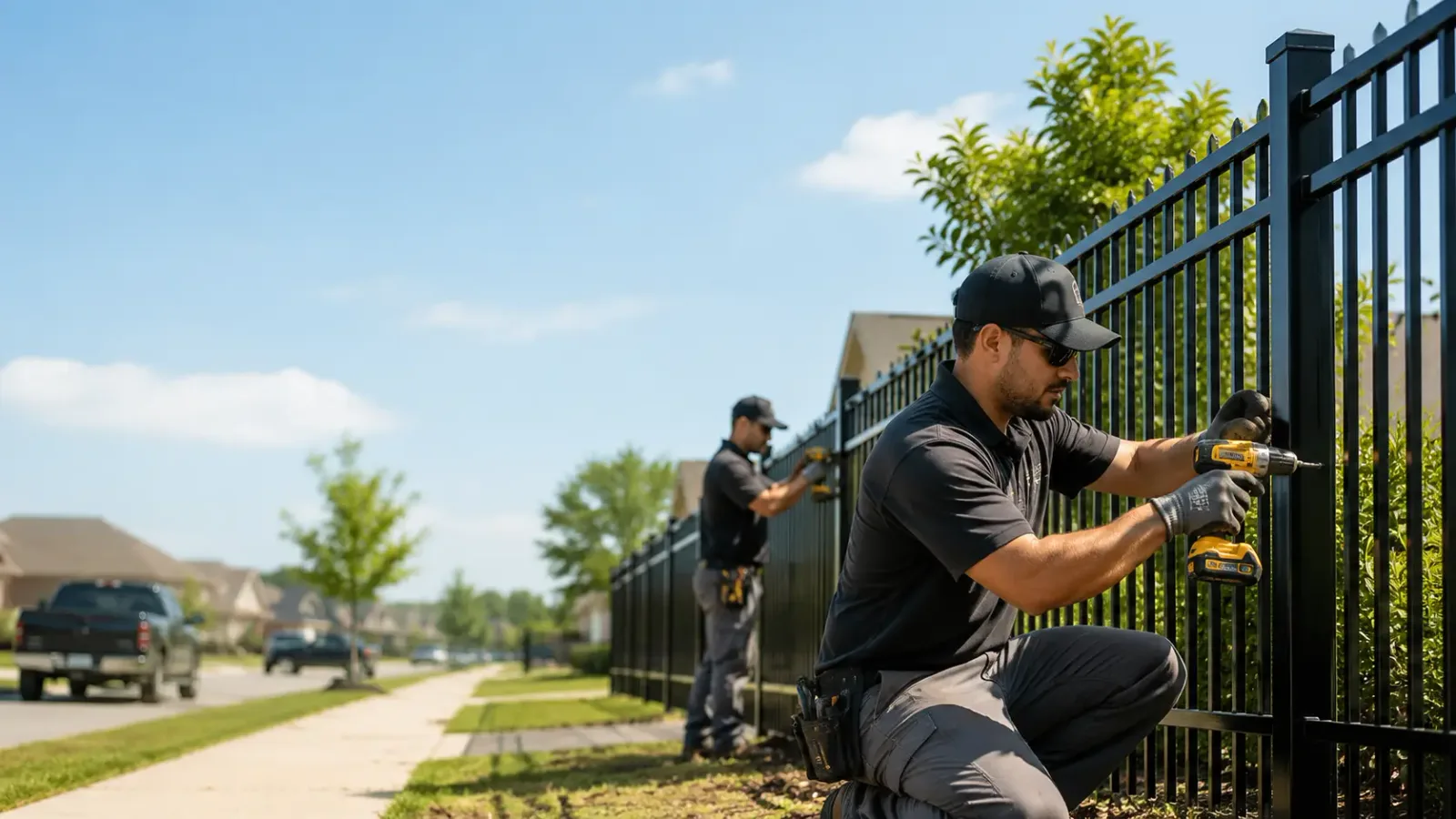 Metal Fence Installation in Rogers, AR